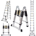 16.5FT Telescoping Ladder with Stabilizer Bar U177806