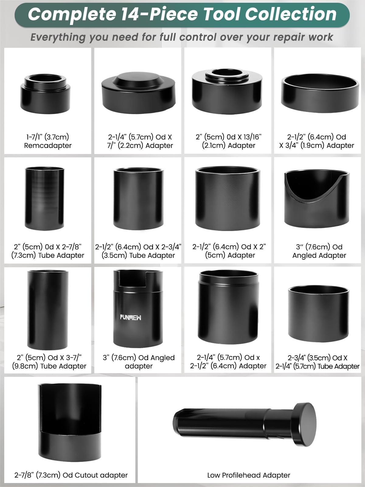 14 Piece Ball Joint Service Adapter Set Z826
