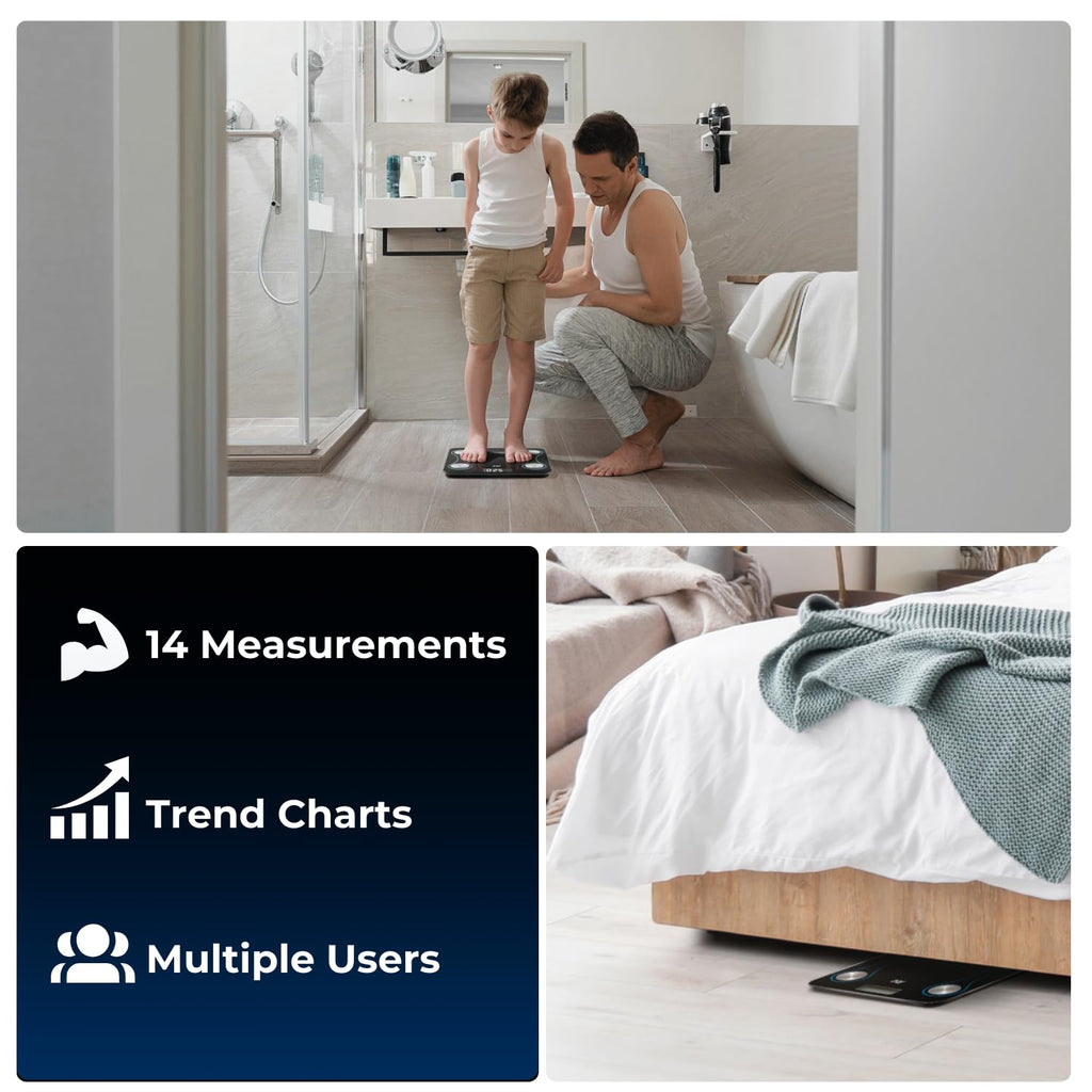 Smart Bluetooth Body Fat Measurement Scale J7043