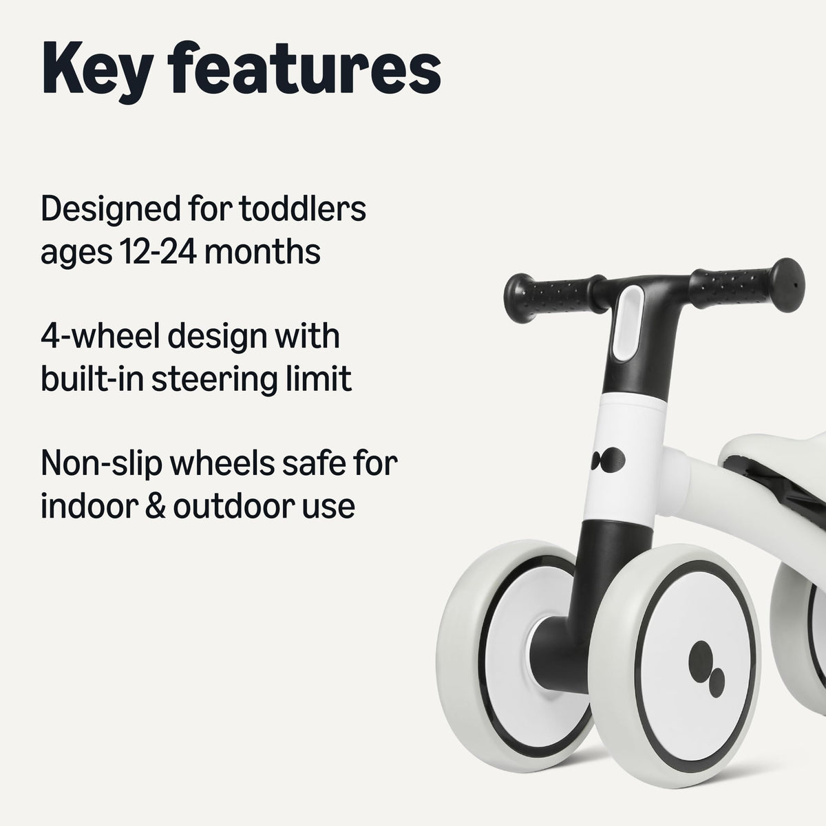 4-Wheel Toddler Balance Bike G8670