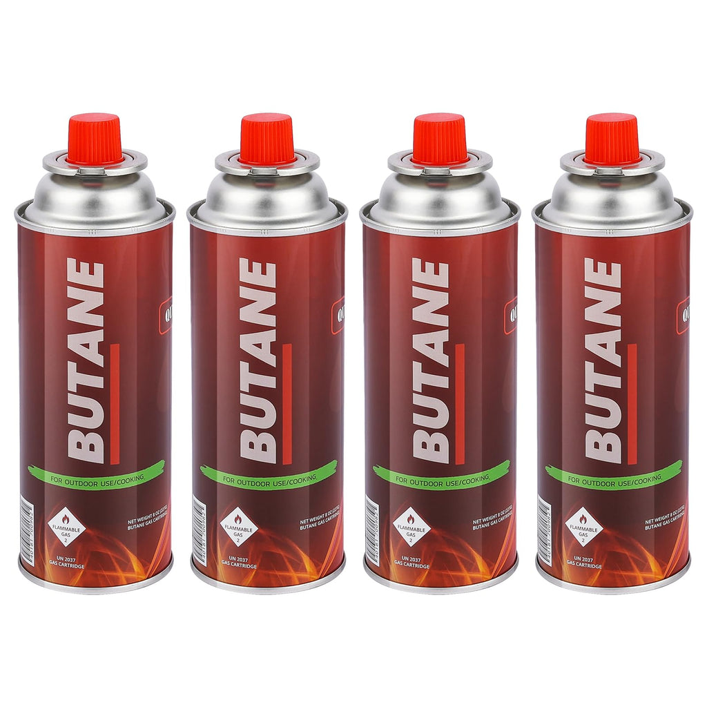 4 Pack 8oz Butane Fuel Cylinders C178307