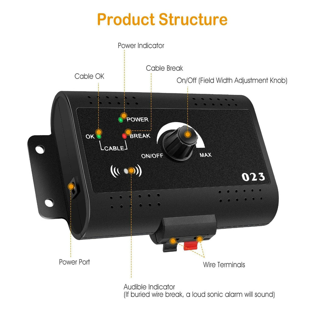 Wireless Electric Dog Fence System, In-ground/Aboveground Pet Containment System O264015