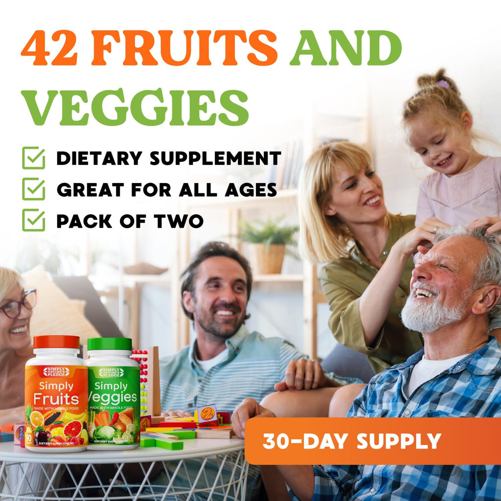 Fruits & Vegetables Supplement, 540 Capsules, 6-Pack R6754