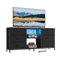 TV Stand with 6 Fabric Drawers and 2 Shelves Z86605
