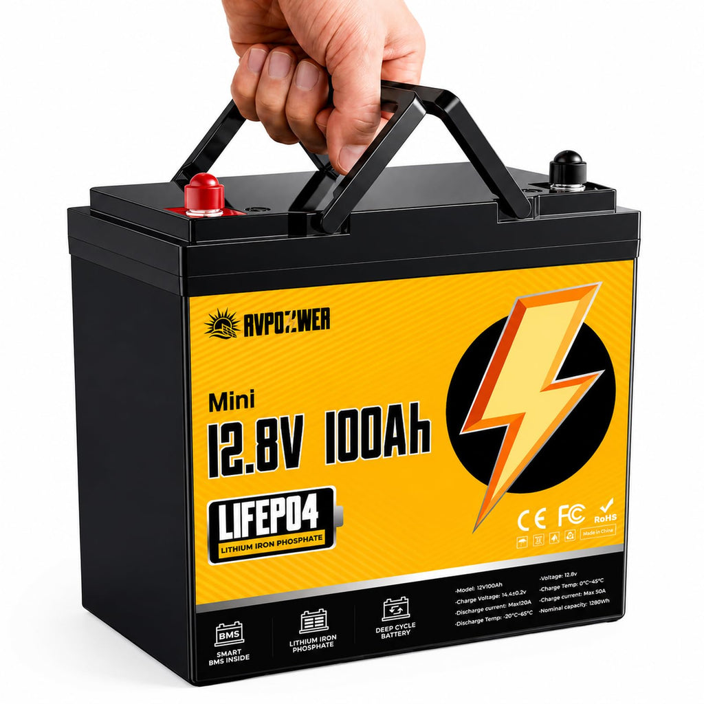 12V 100Ah LiFePO4 Battery Group 24 T53958