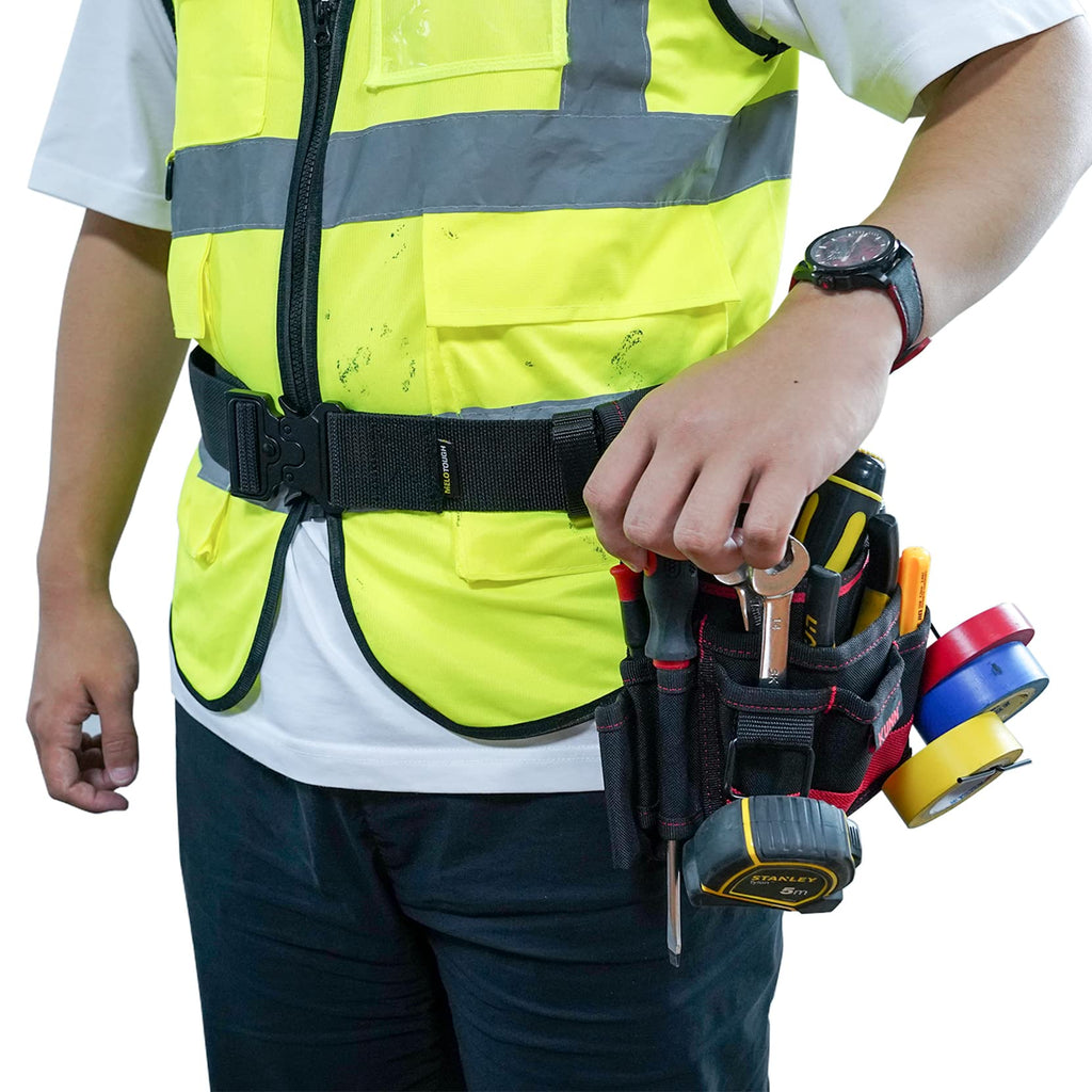 2" Nylon Web Work Tool Belt with Quick Release Metal Buckle N53491