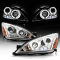 For 2003-2007 Honda Accord LED Projector Headlights, Driver & Passenger Side D27437