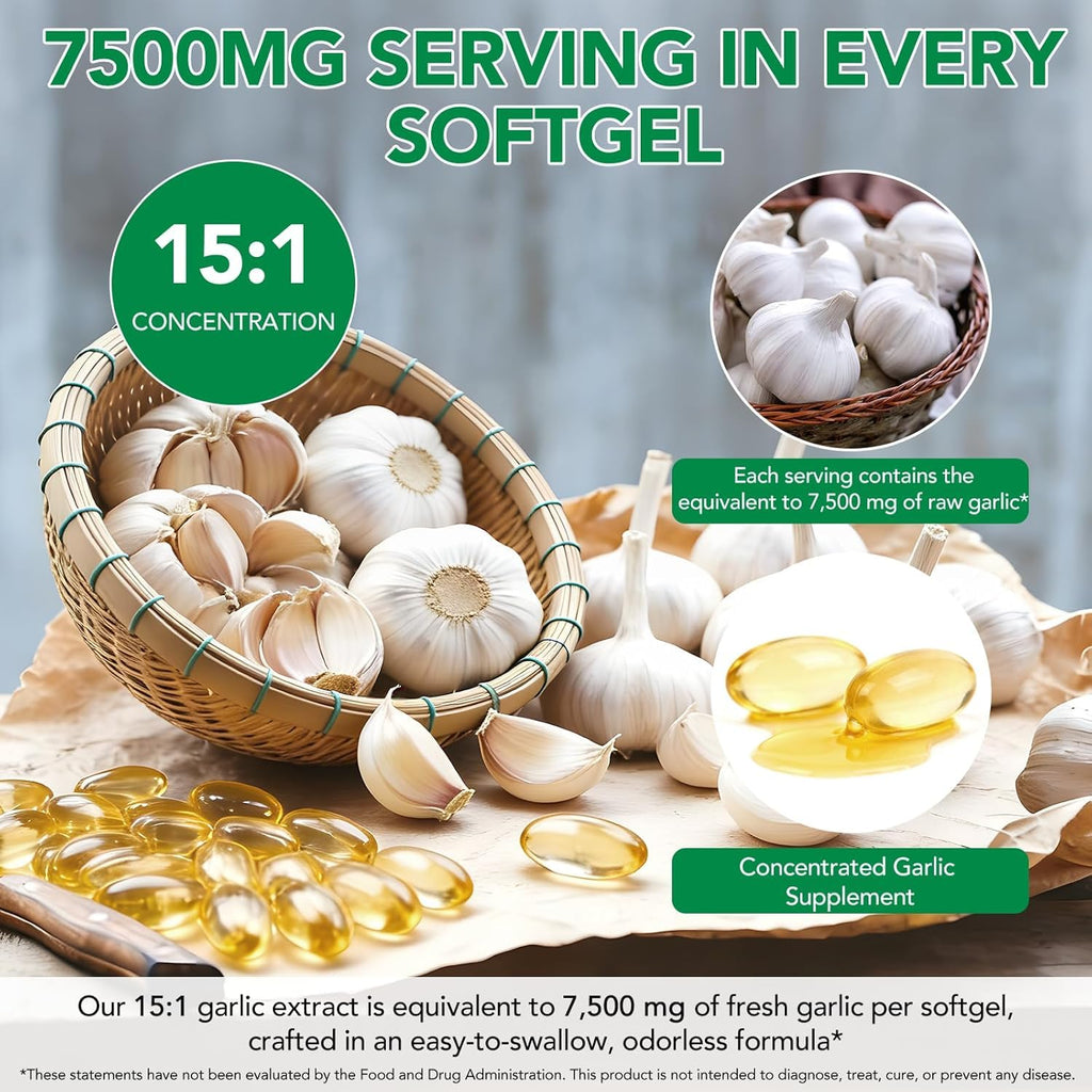 Aged Garlic Extract Capsules, 300 Softgels X4916