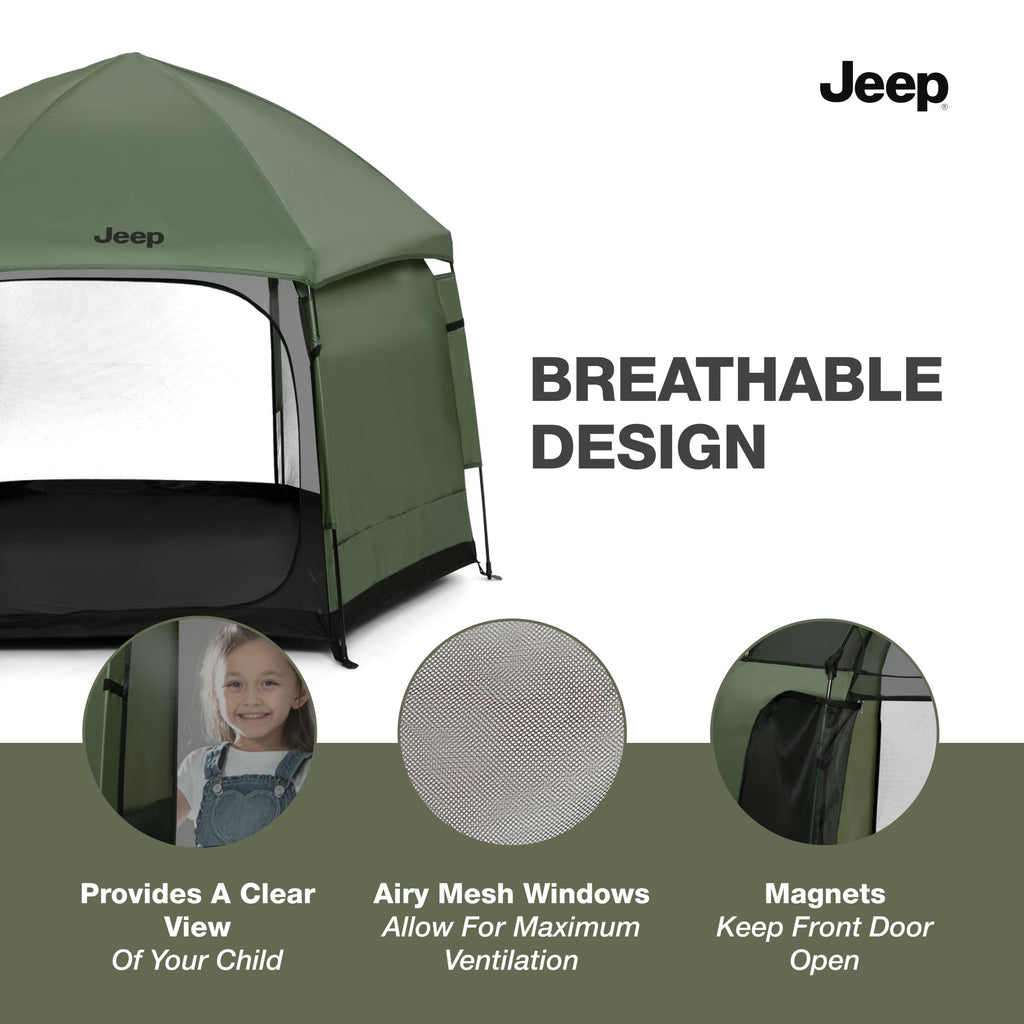 Olive Green Pop-Up Play Yard S856321