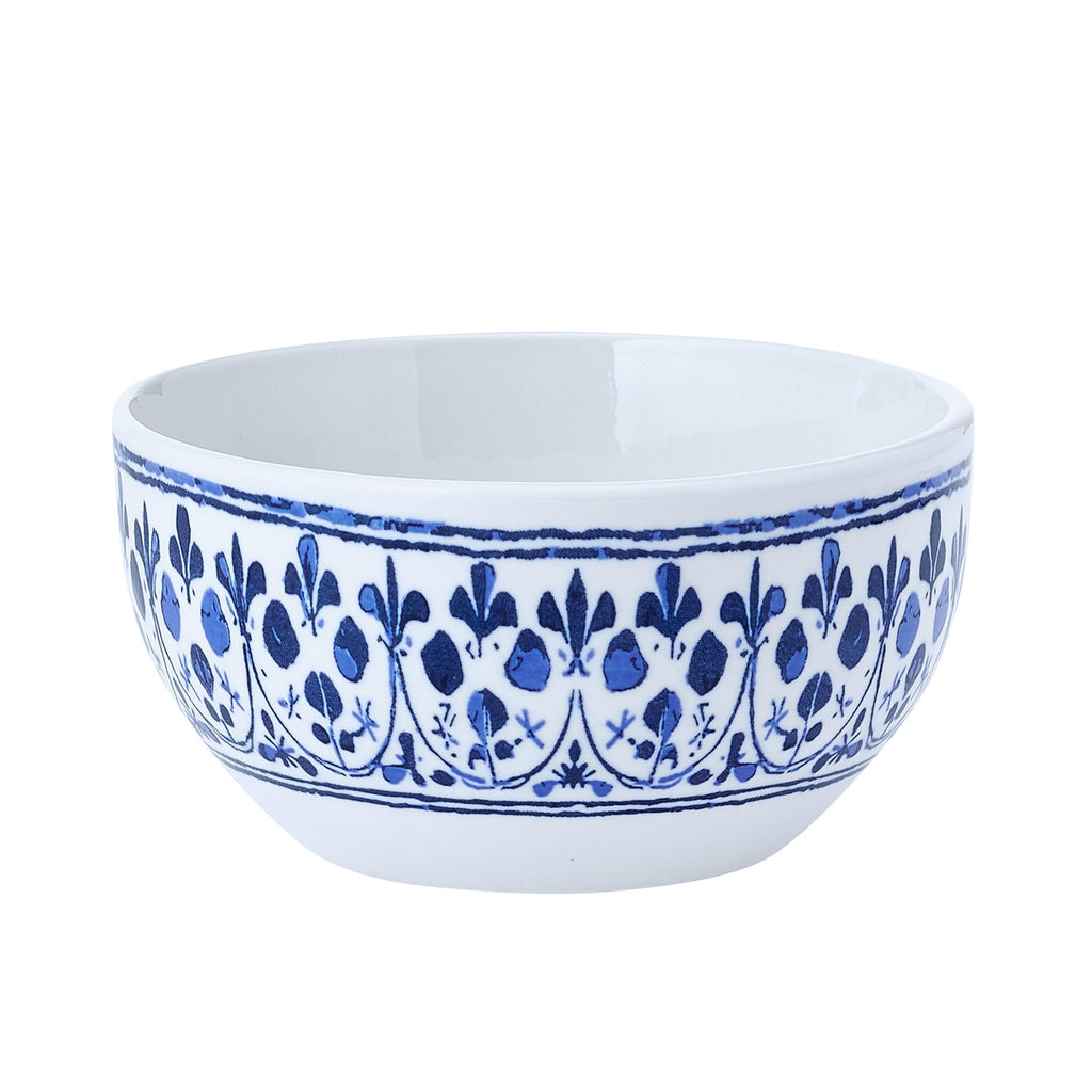 12 Piece Blue Stoneware Dinnerware Set E8964