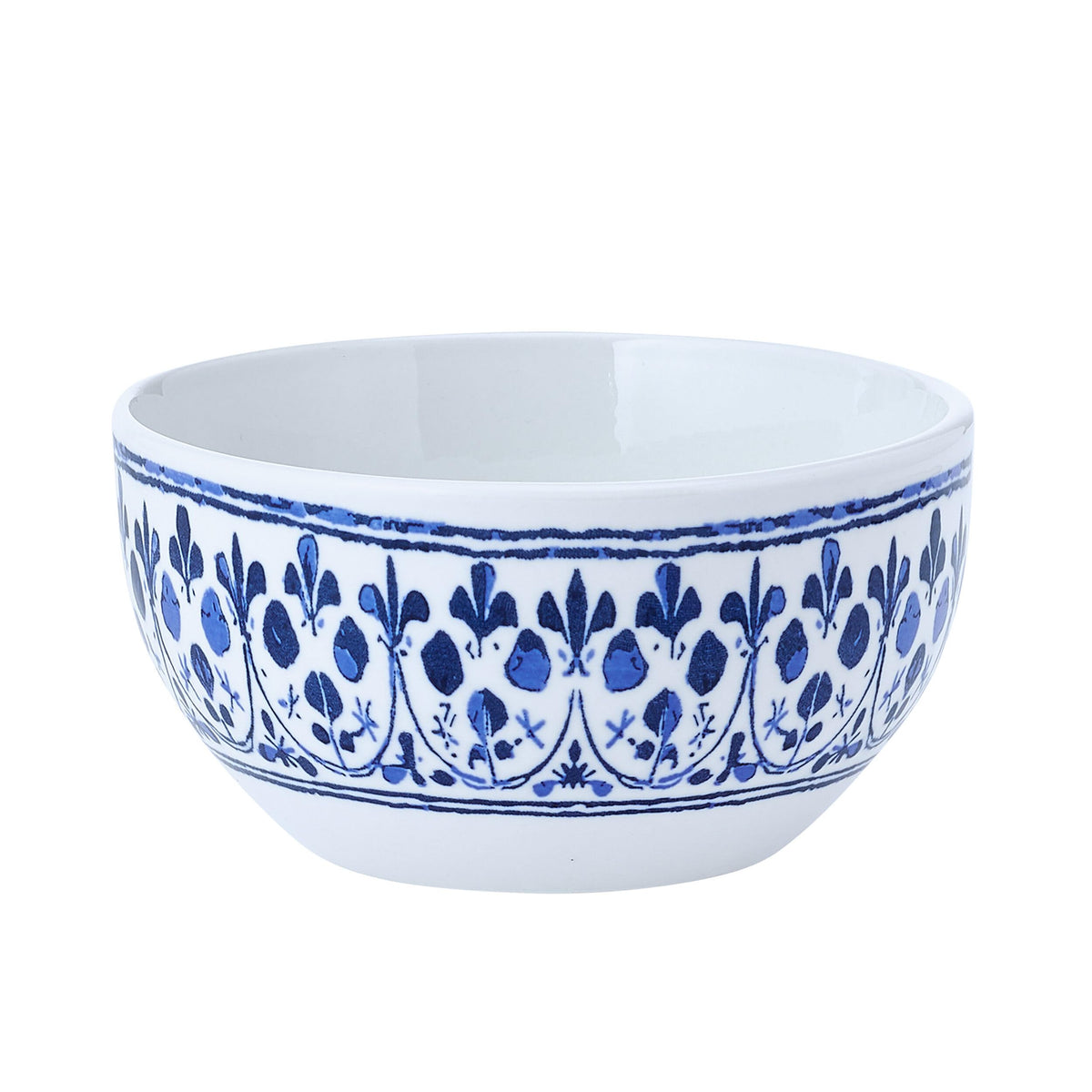 12 Piece Blue Stoneware Dinnerware Set E8964