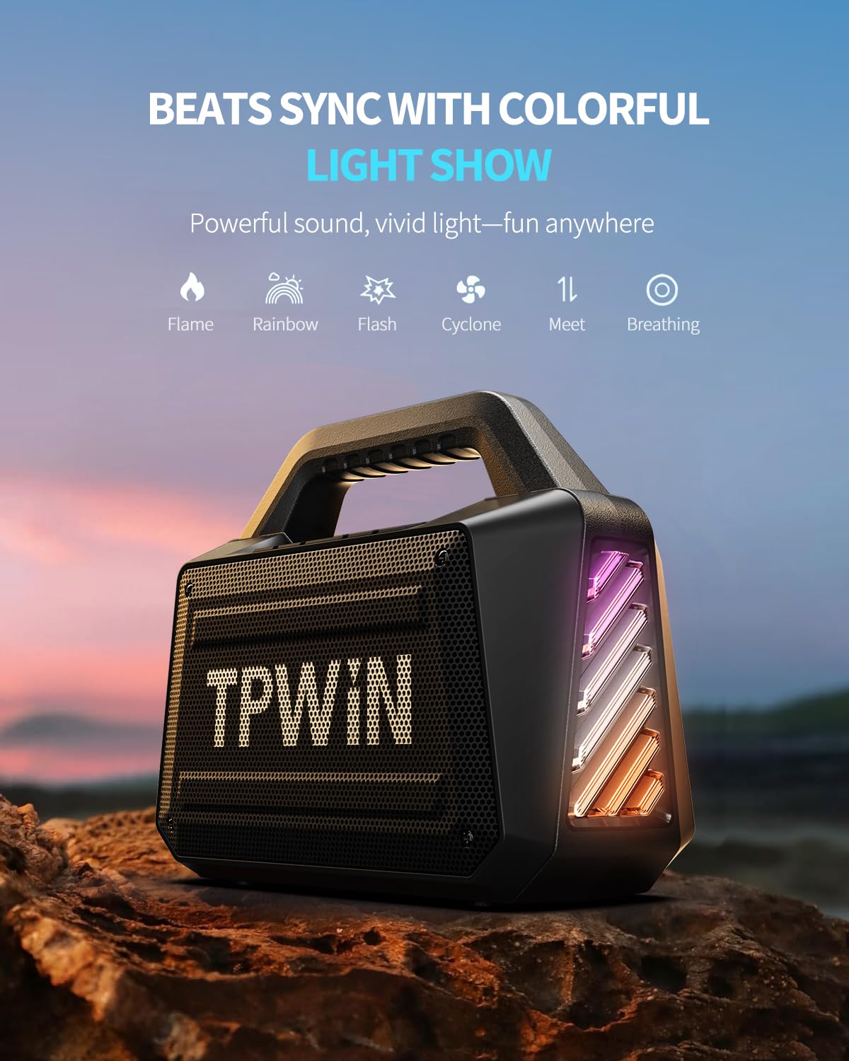 80W IPX6 Waterproof Portable Bluetooth Speaker C811