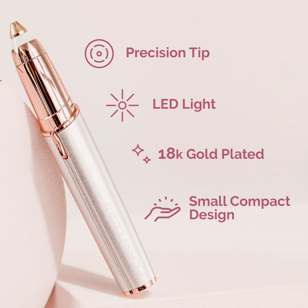 Electric Eyebrow Razor with LED Light Q719555