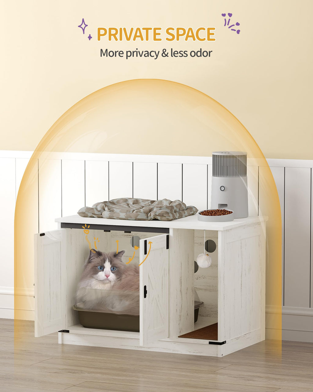Cat Litter Box Enclosure Y333