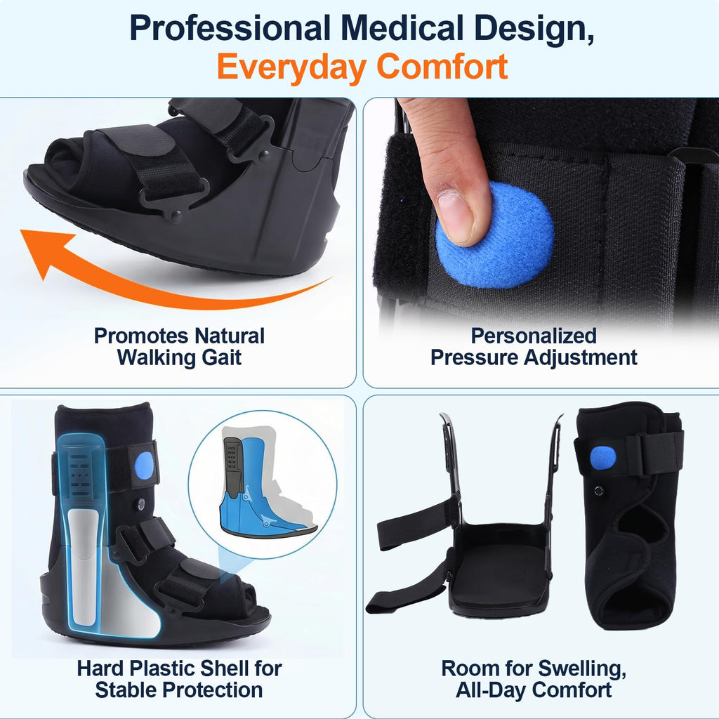 Inflatable Air Cam Walker Fracture Boot with Adjustable Shoe Lift C5213