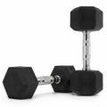Rubber Coated Hex Dumbbells F413503