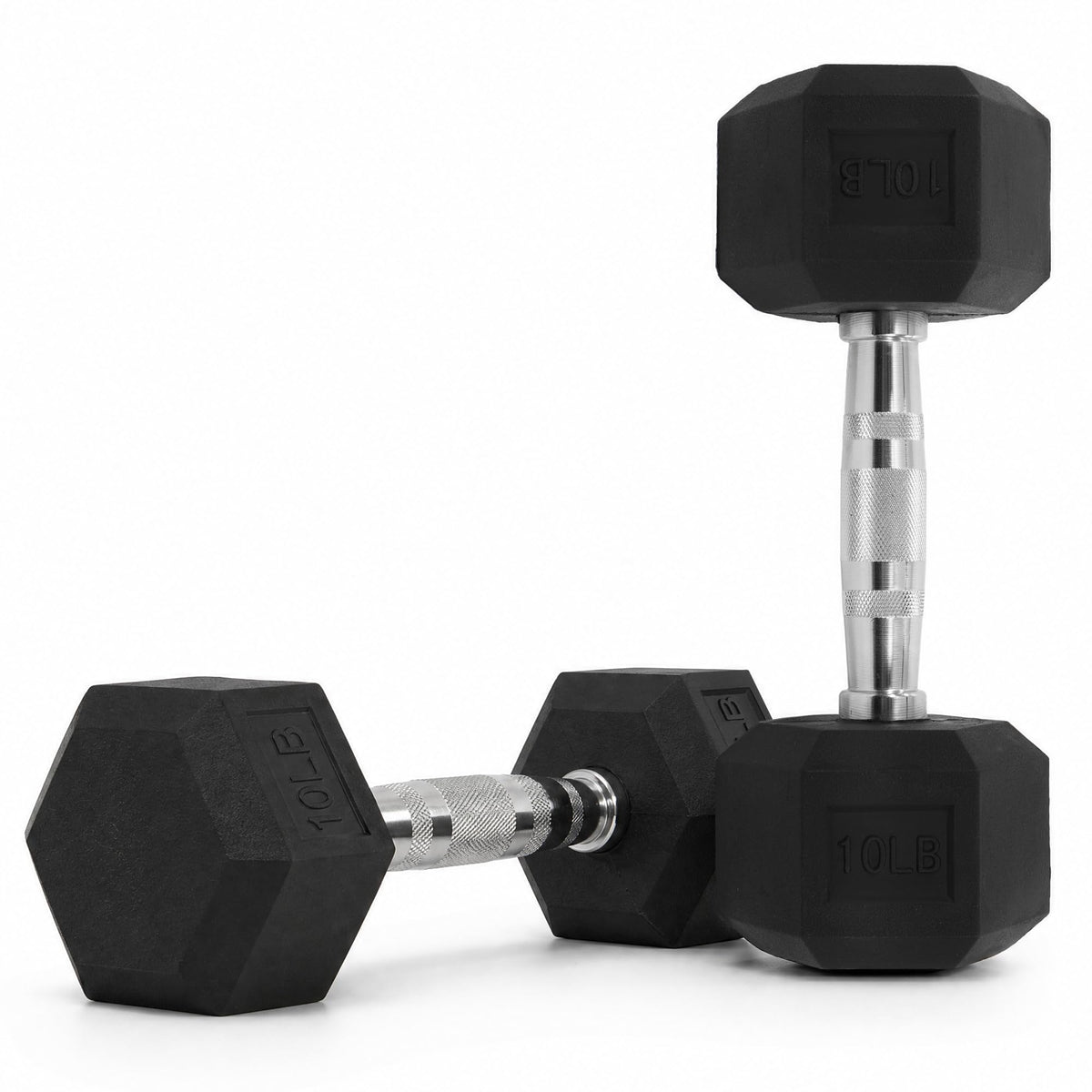 Rubber Coated Hex Dumbbells F413503
