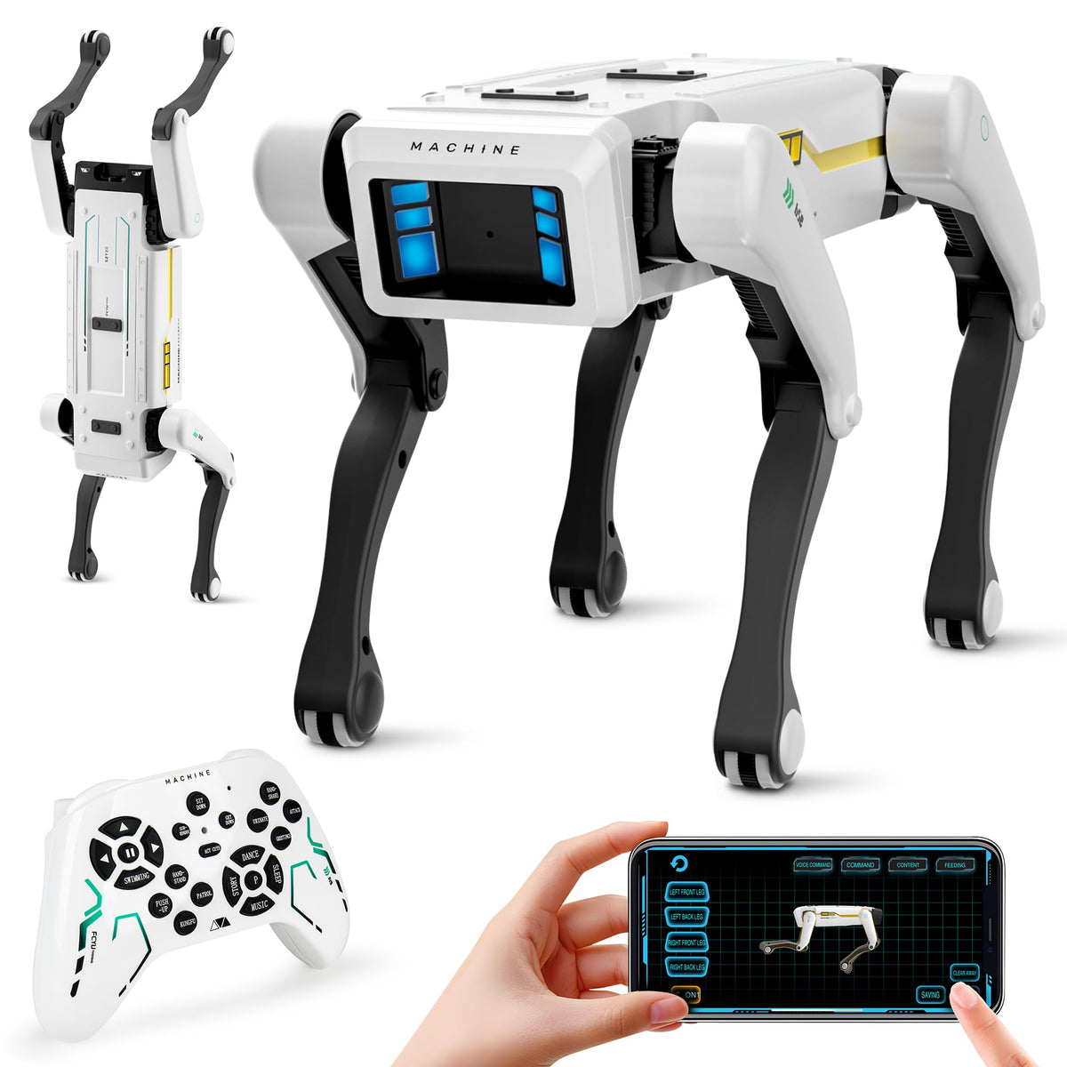 Interactive STEM Robot Dog with Voice Control E229