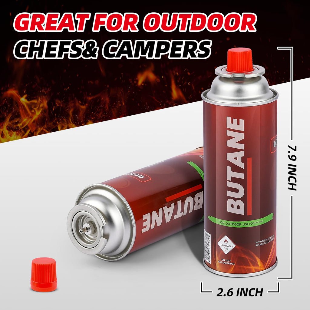 4 Pack 8oz Butane Fuel Cylinders C178307