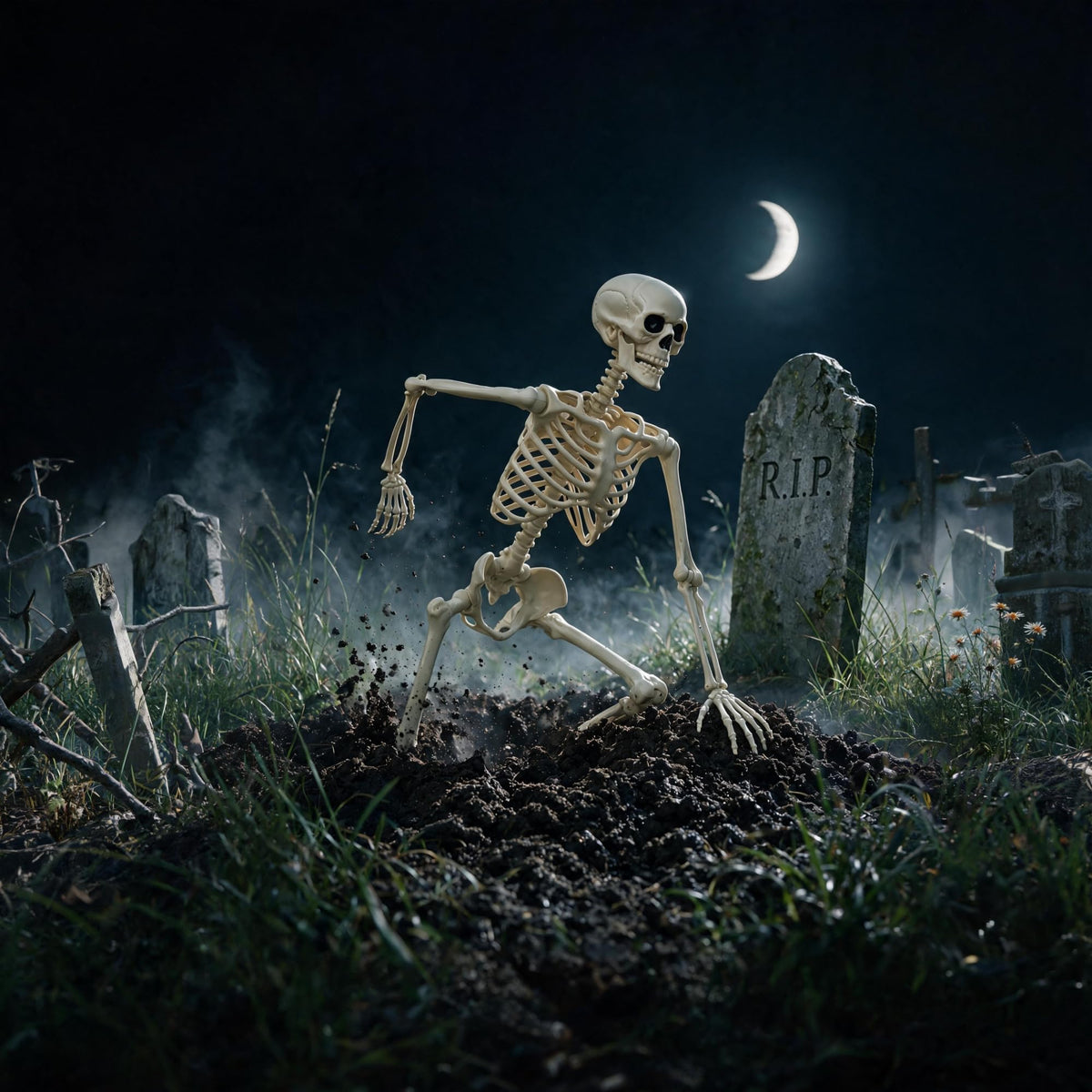 5.4FT Skeleton Halloween Decoration L732787