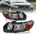 Black 2 Door Headlights Pair S15930