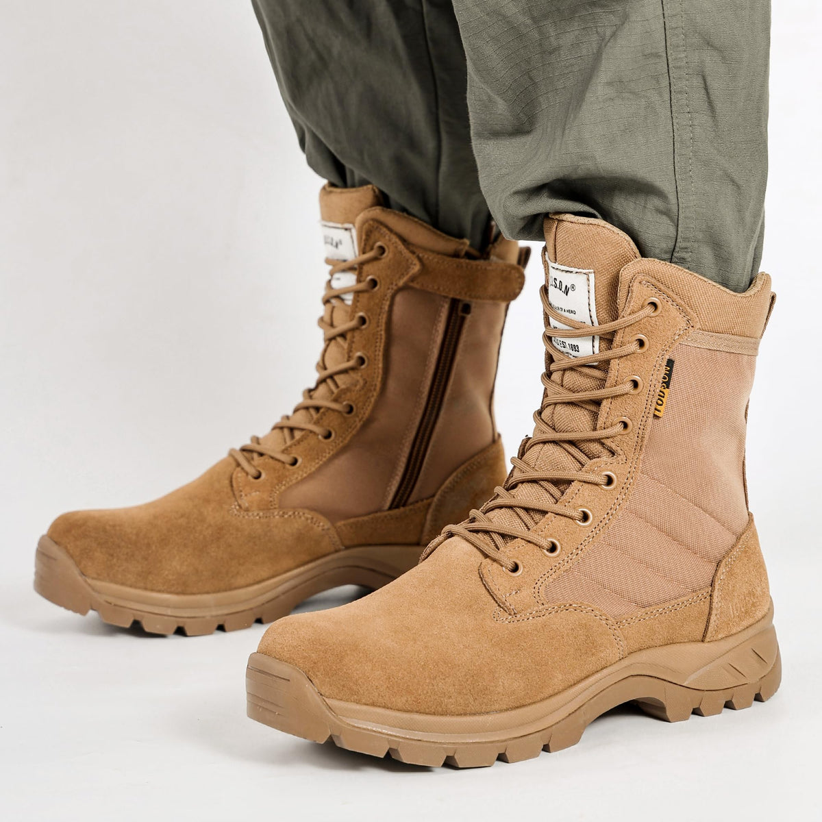 Men's 8 Inch Lightweight Tactical Work Boots L8626