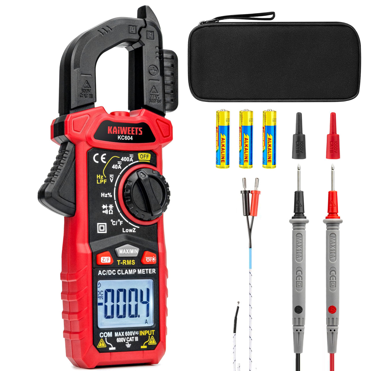 Digital Clamp Meter Multimeter with D-Shaped Jaw G170