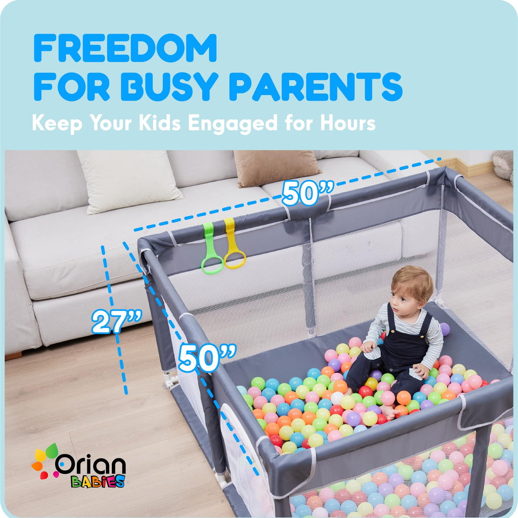 Baby Playpen 50x50 Grey H259