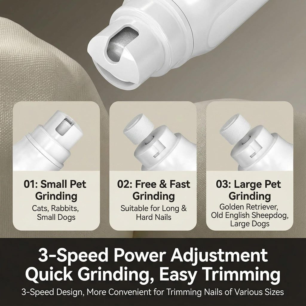 Electric Quiet Dog Nail Grinder A2628