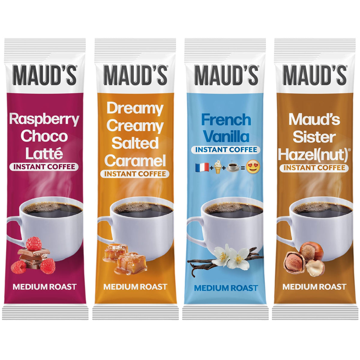 Flavored Instant Coffee Variety Pack, 24ct P689203