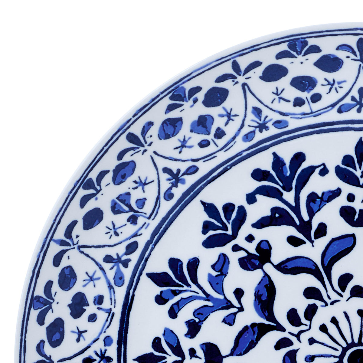 12 Piece Blue Stoneware Dinnerware Set E8964