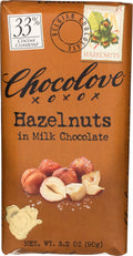 Hazelnut Milk Chocolate Bar 3.2 OZ W5720