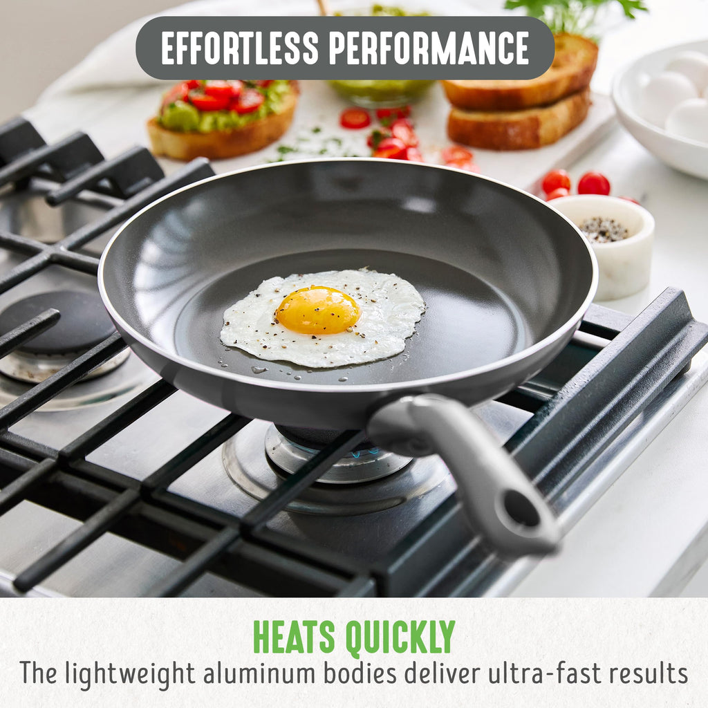 12 Piece Ceramic Nonstick Cookware Set F96681