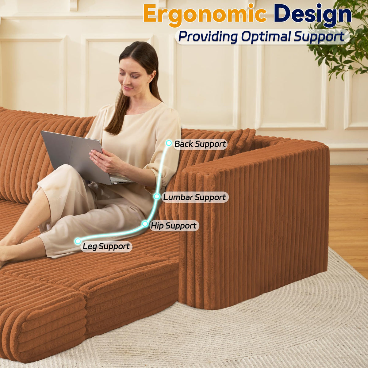 4-in-1 Convertible Sofa Bed R31920