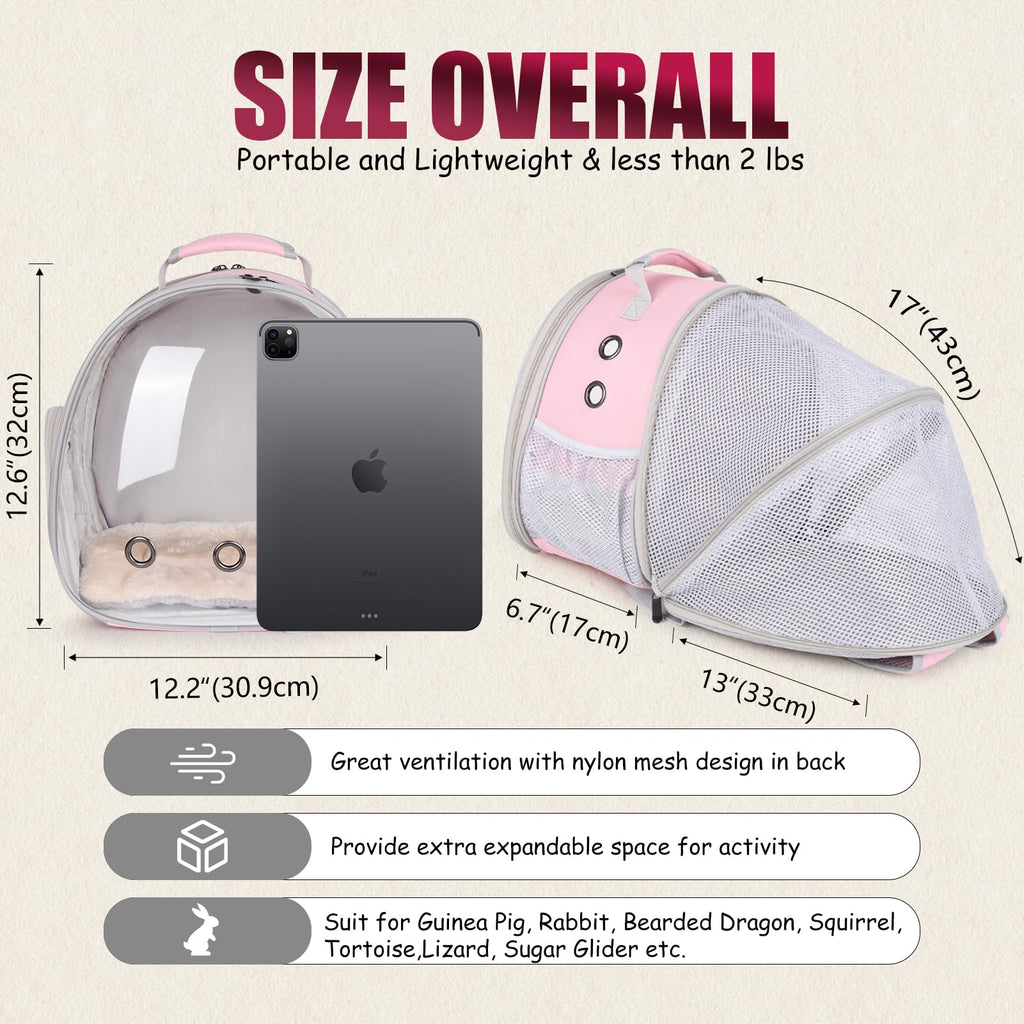 Expandable Breathable Pet Carrier Backpack Q881146