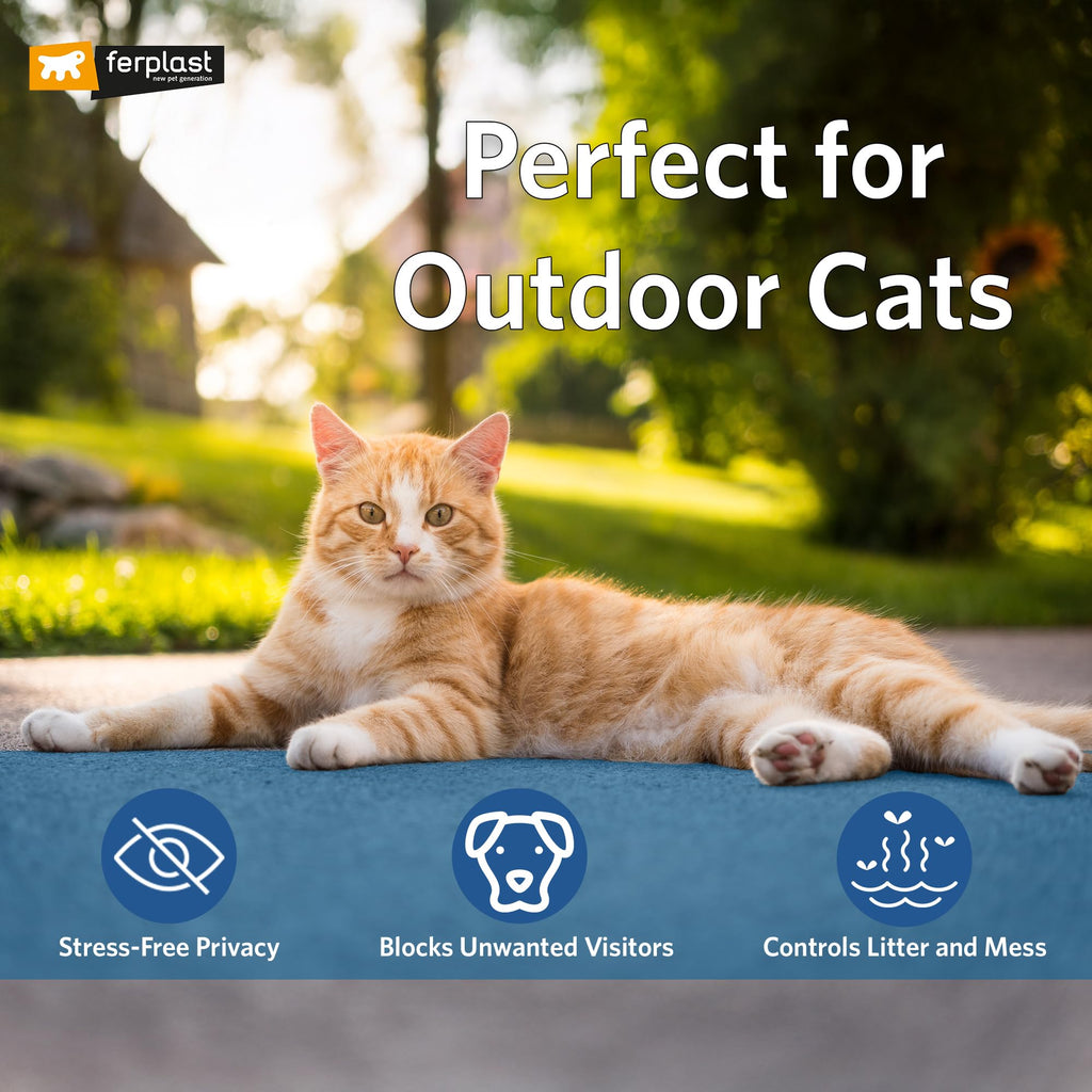 Waterproof Cat Litter Box with Tunnel Entry R5148