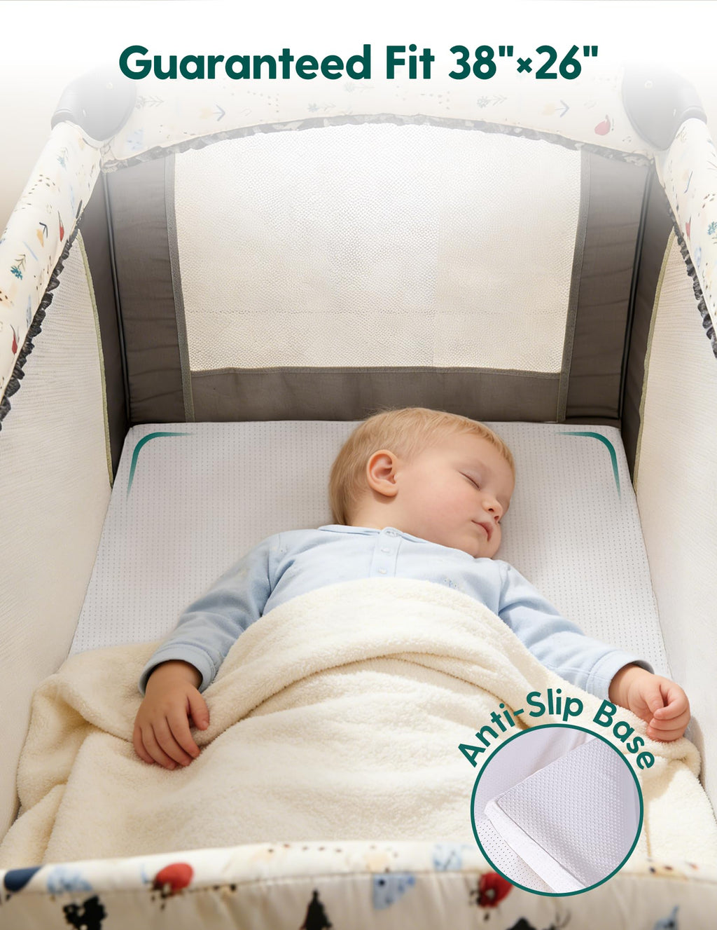 Machine Washable Pack and Play Mattress A1575