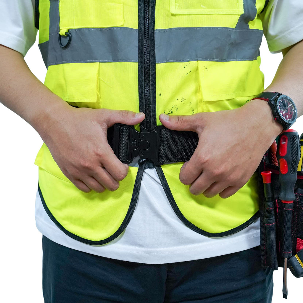 2" Nylon Web Work Tool Belt with Quick Release Metal Buckle N53491
