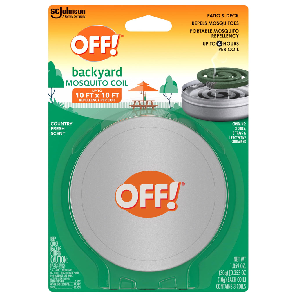 Outdoor Mosquito Repellent Coil Starter Pack Country Fresh Scent 3 Piece G303654