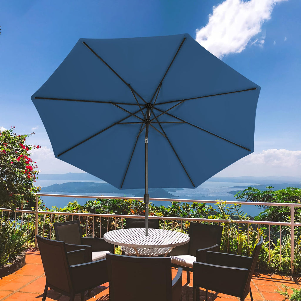 9 FT Patio Umbrella with Base A501