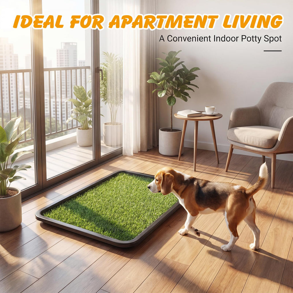 Dog Grass Pad with Tray 30 x 20 in L4726