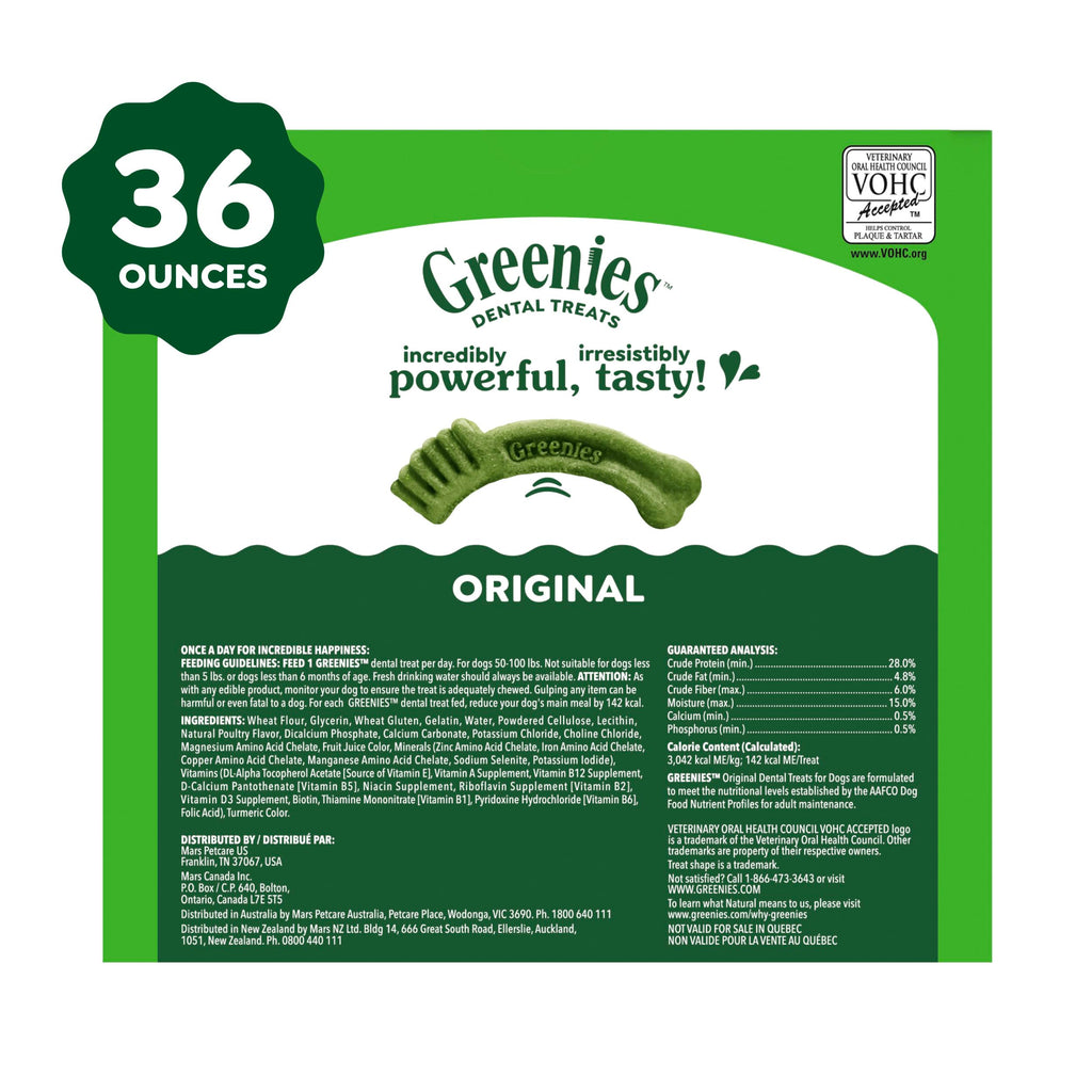 Large Natural Dental Dog Treats, 24 Count C1361