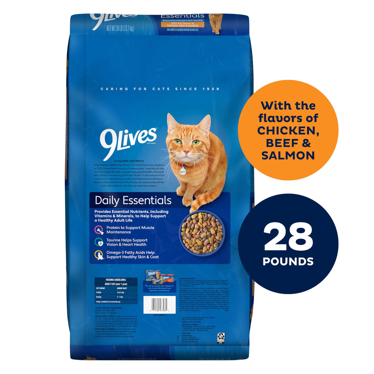 Dry Cat Food 28 Pound Bag Y8167