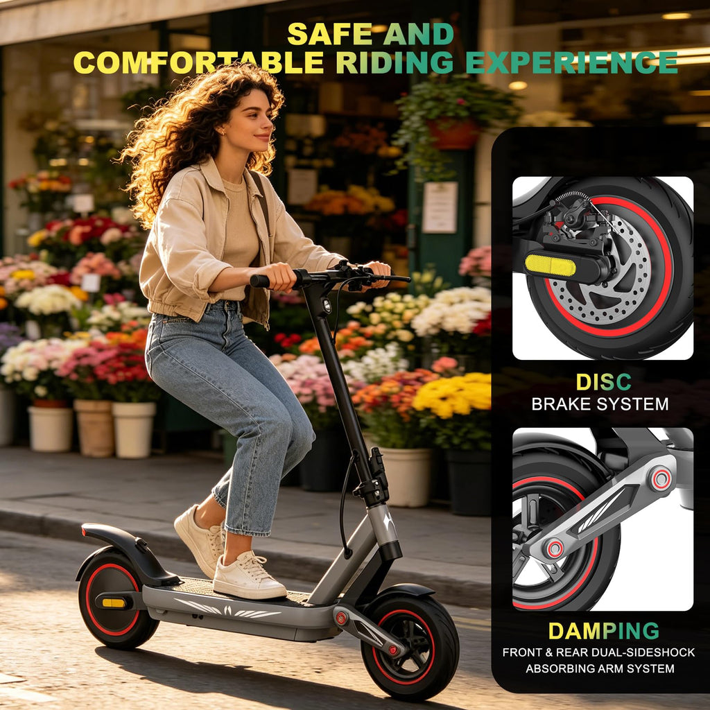 800W Electric Scooter with 10" Pneumatic Tires O6797