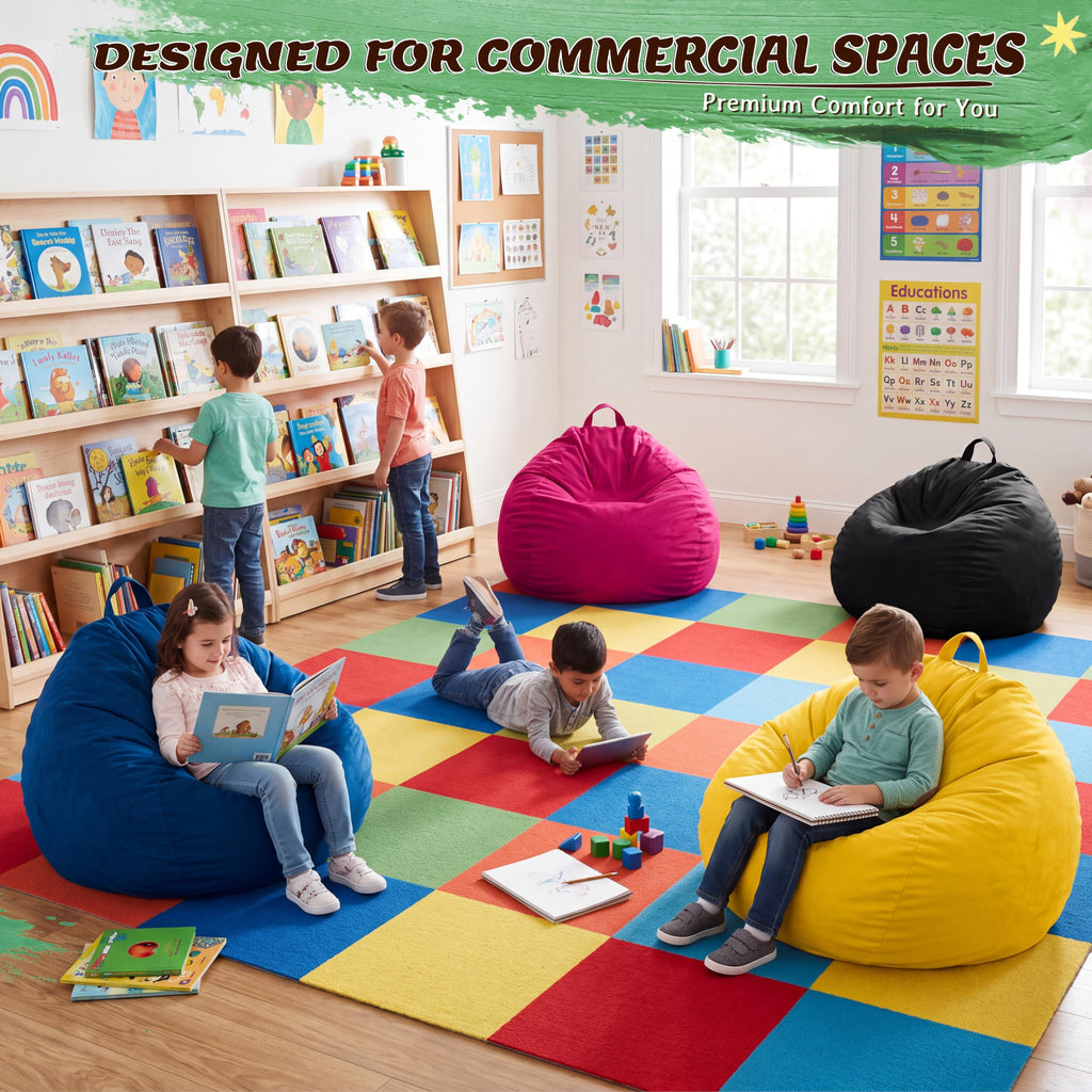 Bean Bag Chair Yellow 2FT X12271