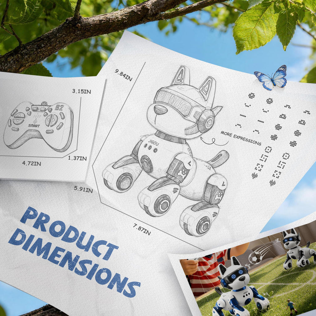 Remote Control Robot Dog V35189