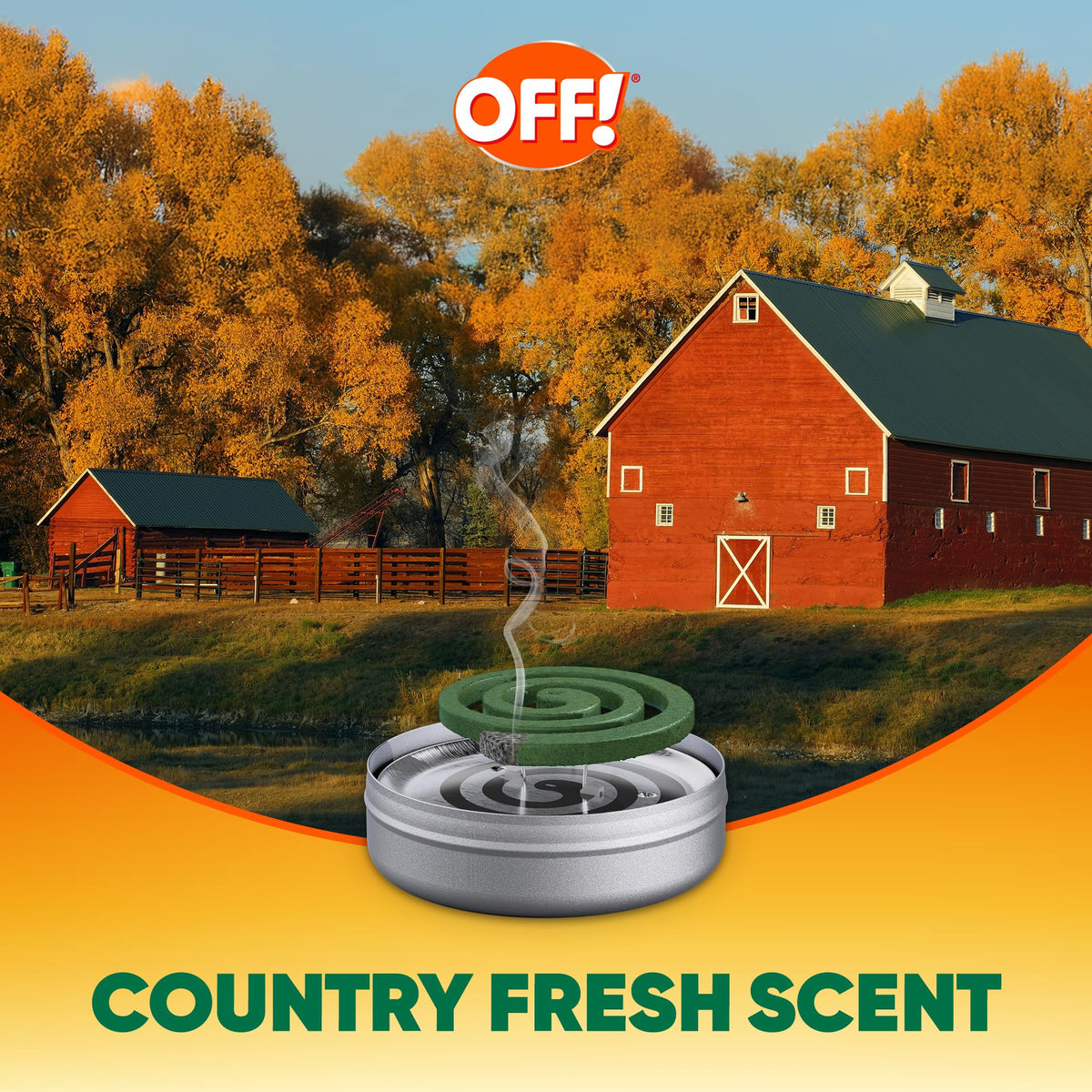 Outdoor Mosquito Repellent Coil Starter Pack Country Fresh Scent 3 Piece G303654