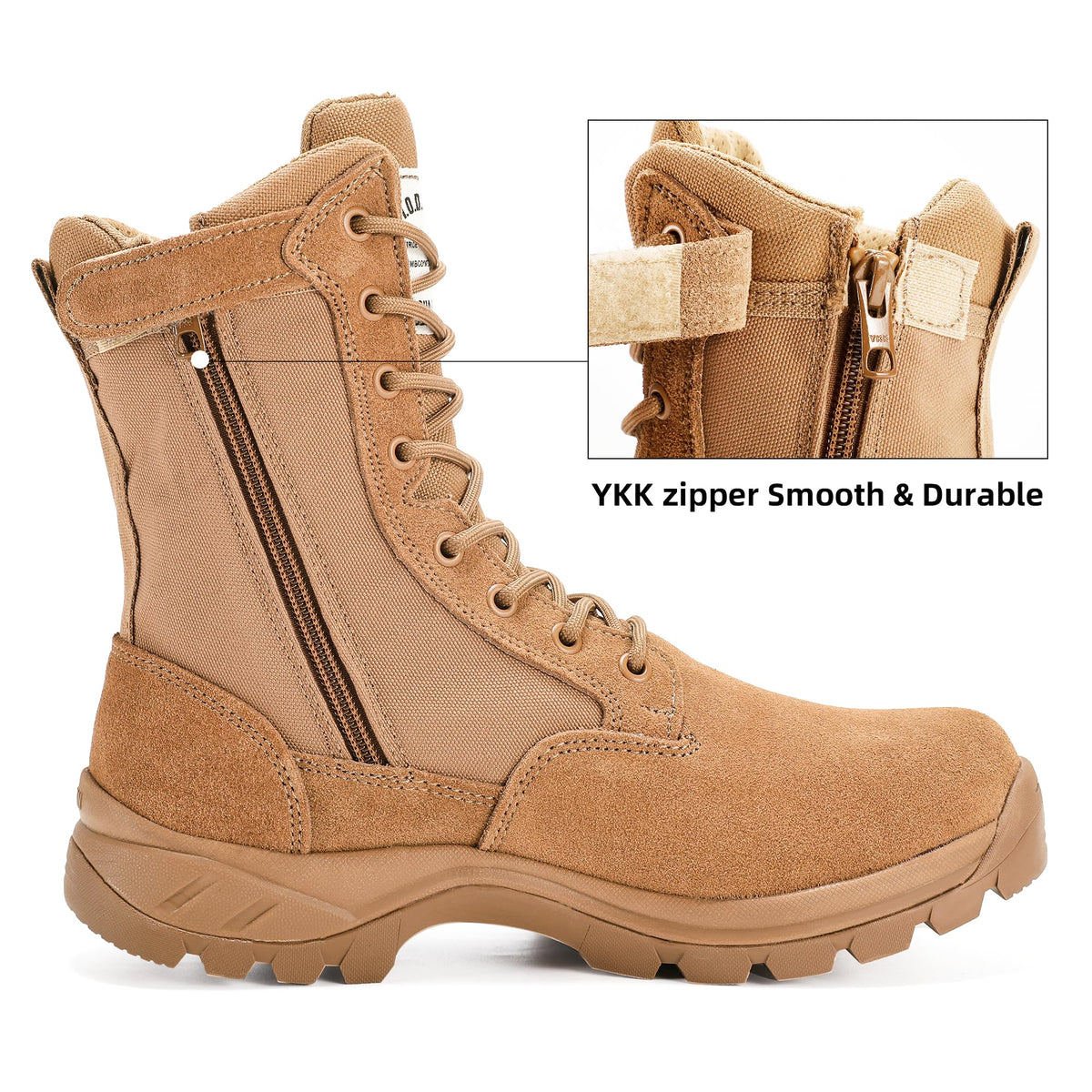 Men's 8 Inch Lightweight Tactical Work Boots L8626