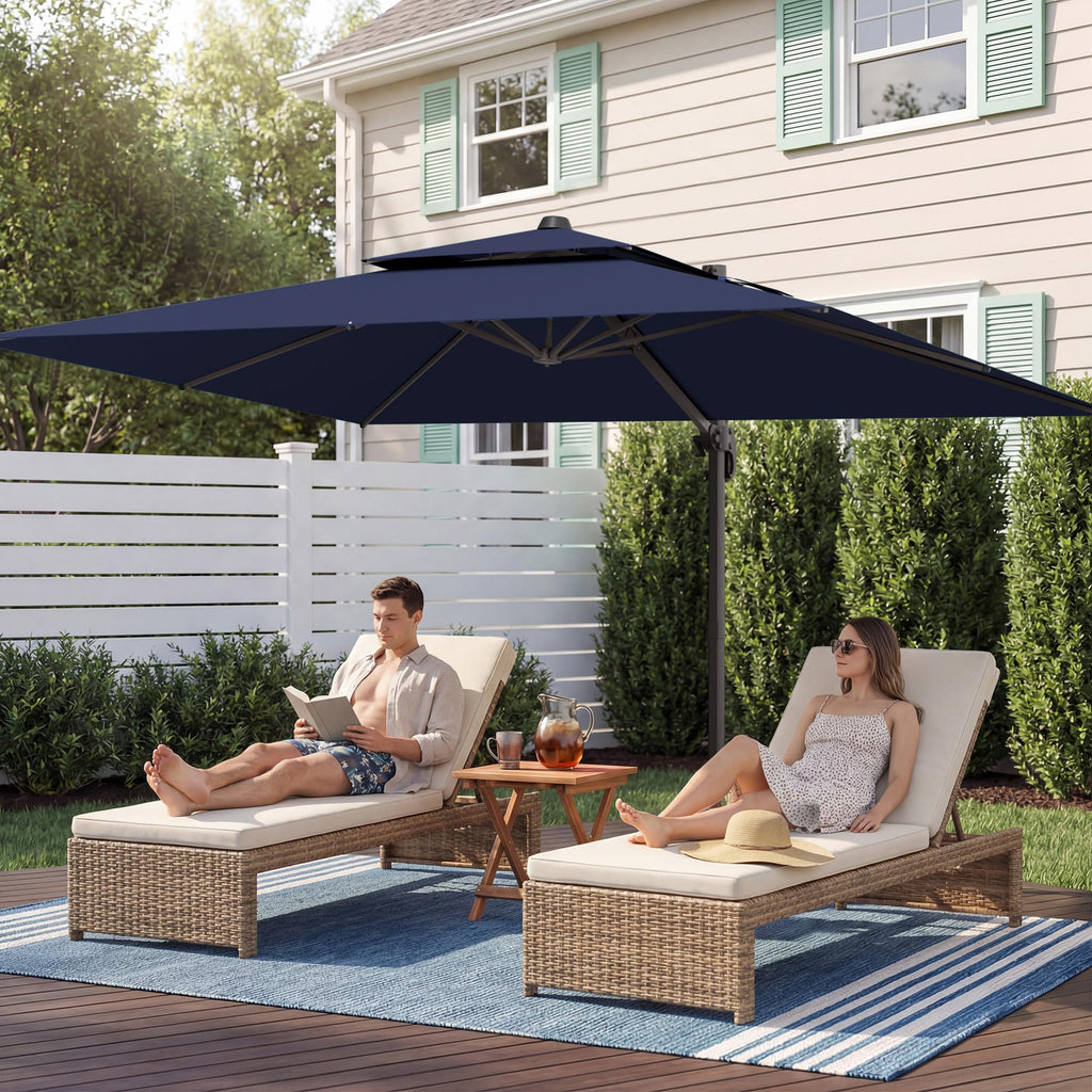 Cantilever Patio Umbrella with Base X2075